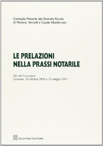 Prelazioni nella prassi notarile
