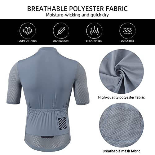 Casaco esportivo,mewmewcat Camisola de ciclismo masculina respirável manga curta camisa de bicicleta