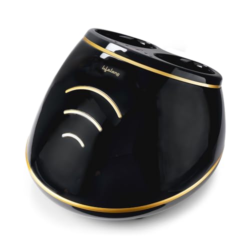 Image of Lifelong LLM432 Air Bag Foot Massager | Shiatsu Foot Massager Machine with Soothing Heat, Deep Kneading Therapy, Air Compression, for Blood Circulation and Foot Wellness, Brown