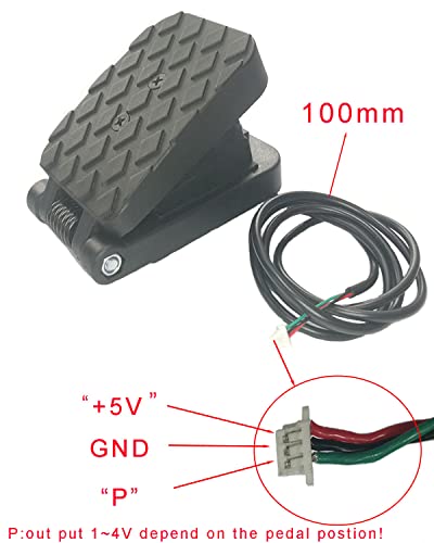 Mgcstem Variable Speed Pedal Electric Pedal Foot Switch Accessory For Kids Cars Children Electric Ride On Toys Replacement Parts Connectors #TOP2