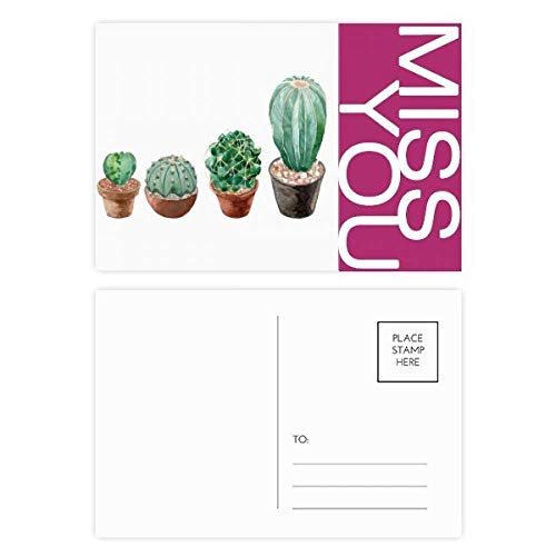 Cartes postales cactus DIYthinker : ne manquez plus jamais de jolies cartes de remerciement de 14x9 cm