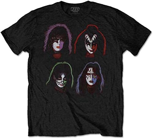 Rock Off Kiss Paul Stanley Gene Simmons Portraits Oficial Camiset...