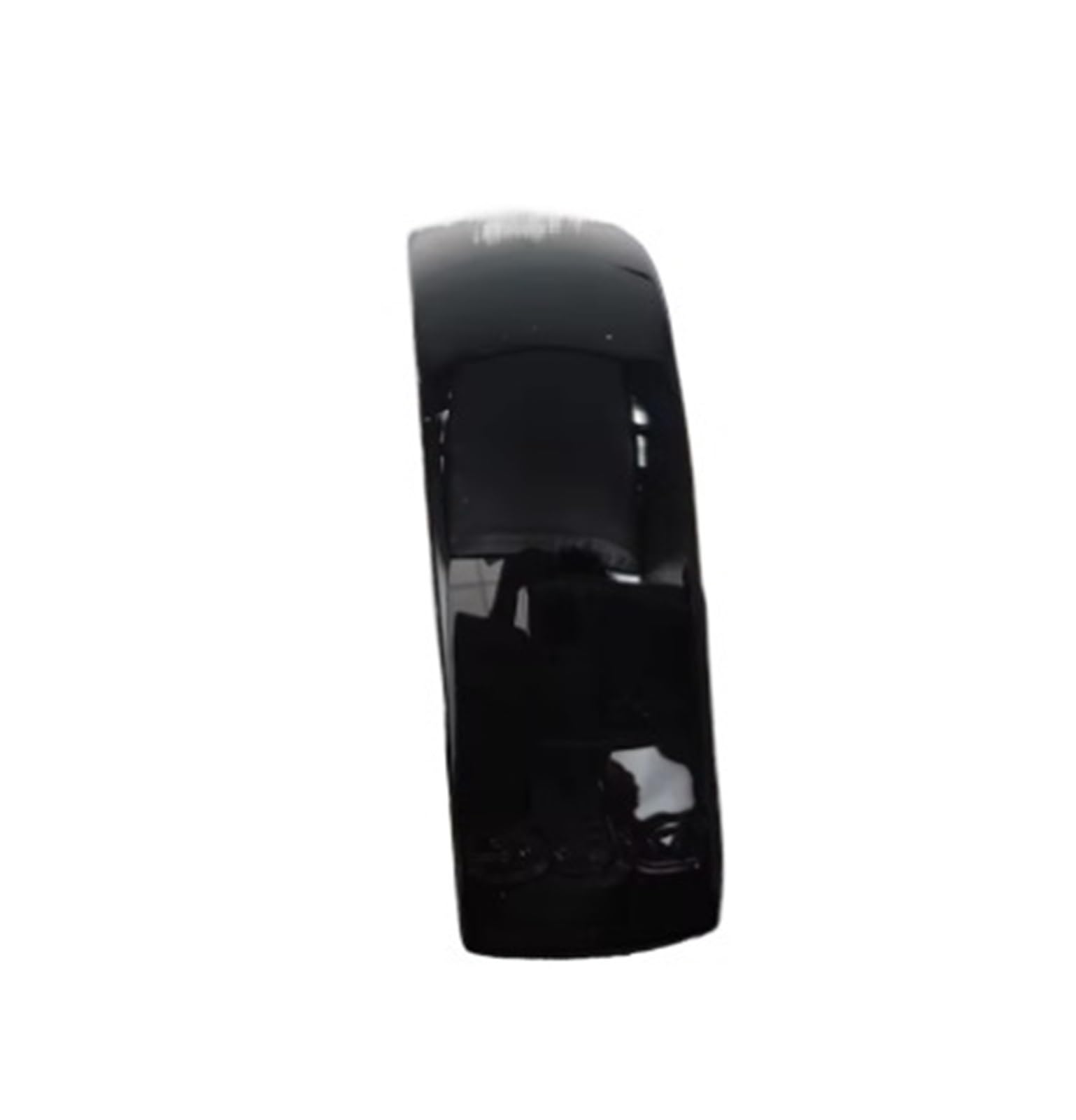 OZHXXCA 1PCS Chrome Matt with Leather Shift Knob Gear Side Cover for VW for Golf 6 7 R for GTI for Passat B7 B8 CC R20 for Jetta MK6 for GLI(Piano Black)