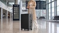WENGER Loady L Hartschalenkoffer, 82 l Reisekoffer mit 4 Rollen, Schwarz – Ansicht 2