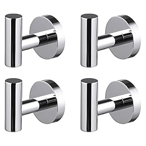 KES A2164-P4 Handtuchhaken Edelstahl 4 Stück