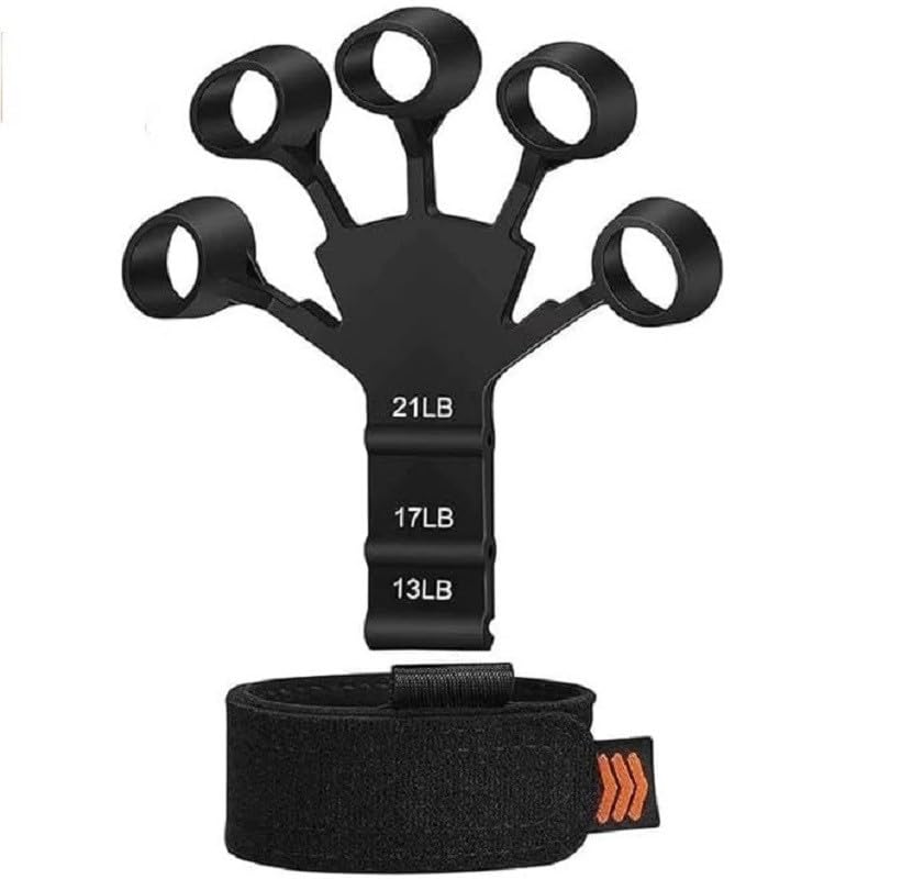 ShopiMoz Finger Exerciser & Hand Strengthener, Hand Grips for Strength Training, Hand Strengthening Equipment for Therapy (Black) (B0CN6TQLN7) Amazon Price History, Amazon Price Tracker