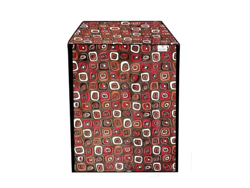 Image of GURU ISHMA Front Load Fully Automatic Washing Machine Cover for 8.5kg to 10kg | Waterproof & Dustproof Polyester Cover with Zip Closure | Suitable with Samsung, IFB, LG, Bosch & More (67 x 67 x 87 cm)