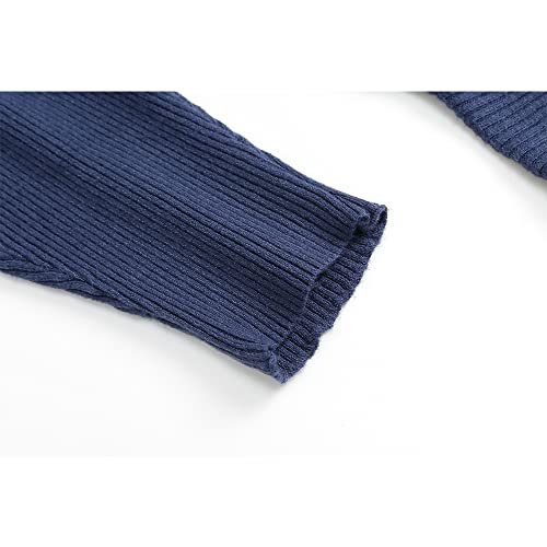 Image of EDSTAR Women Dolman Batwing Sleeves Knitted Sweaters Winter Boat Neck Pullovers Tops