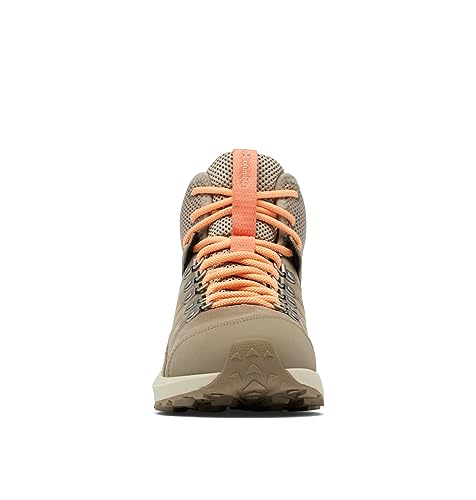 Columbia Columbia Women's Trailstorm Crest Mid Waterproof, Kettle/Peach, 8.5