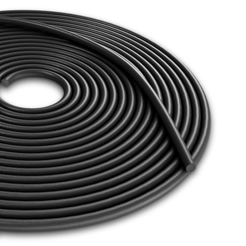 15FT Backer Rod 3/8 Inch Diameter Rubber Caulk Concrete Expansion Joint Filler Black Rubber Caulk Saver Weather Stripping for Gaps and Joints Filling(3/8 Inch x 15FT)
