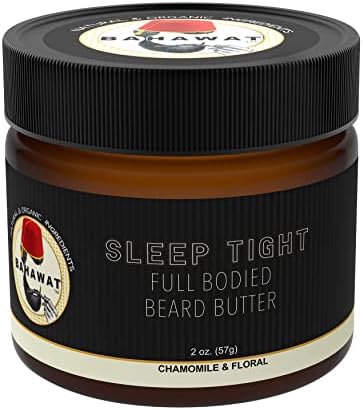 BAHAWAT Beard Butter for Men Leave-in Conditioner - herbal chamomile - Strengthen & Soften While Relieving Itch – Made in USA with 11 Organic, Natural Ingredients | The Best Beard Butter - 2 oz.