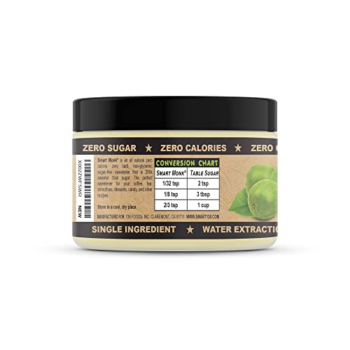 image for Smart138 Smart Monk - 100% Monkfruit Extract, Non-Glycemic, Zero Calor
