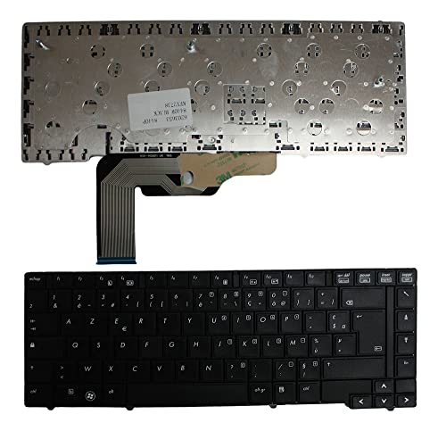 Clavier pour ordinateur portable HP Elitebook 8440p de remplacement noir