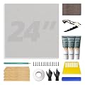 Drywall Repair Kit,Drywall Repair Panel 24” x24“,Spackle Wall Repair Kit,Drywall Ceiling Repair,Large Hole Drywall Repair Kit