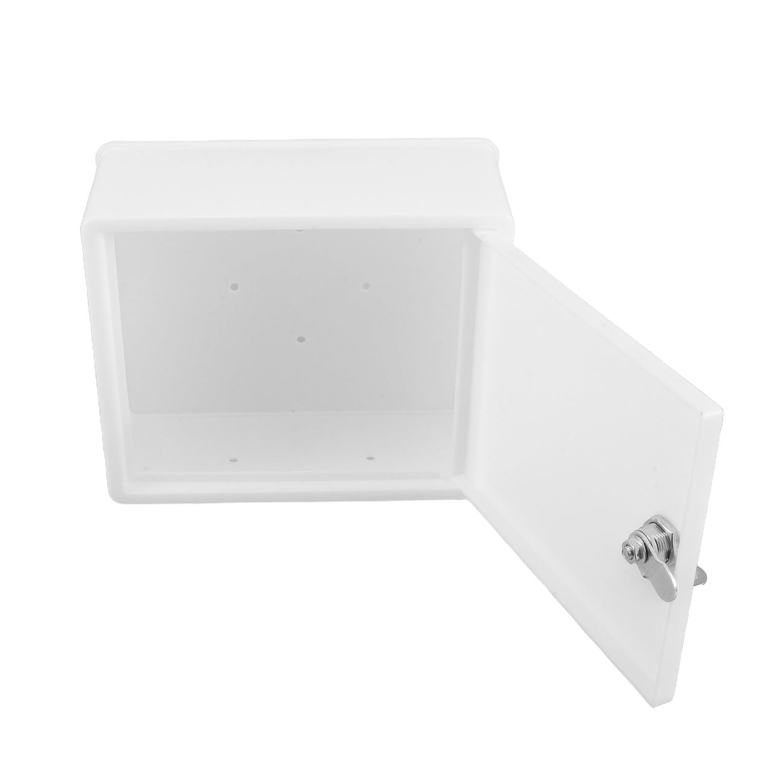 Boîte aux lettres murale blanche avec serrure à combinaison pour courrier et colis de maison
