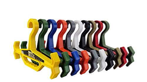 Tough Hook | Heavy Duty, Multipurpose Gear Hanger | 150 lb Load Capacity | Made in USA | High-Impact Plastic for Extreme Durability (Luxury Blue)