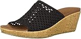 32954 BLK Skechers Damen Beverlee-Golden Sky Sandalen, Schwarz (Black Woven Textile Blk), 38 EU