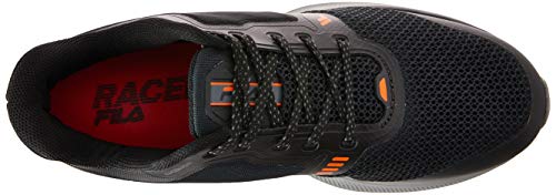 Tênis Racer Move, Fila, Masculino, Preto/Laranja Flúor/Grafite, 40