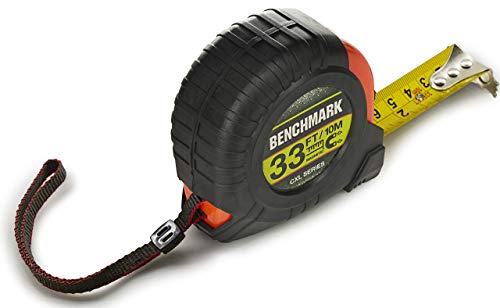 Cinta métrica Benchmark 33 pies con punta magnética miniatura 2