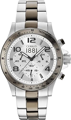 Cerruti Carrara Montre Homme Analogique Quartz avec Bracelet Acier Inoxydable CRA101A211G