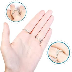 Ringmaat Regelaar Losse Ringen Regelaar Onzichtbare Ringmaat Met Schone Doek Voor Brede Ringbevestiging 5 Vellen
