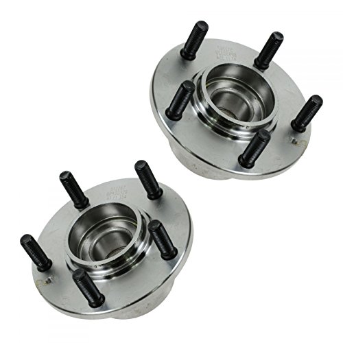 Image of TRQ Rear Driver and Passenger Side Wheel Bearing and Hub Assembly Set 2 Piece Compatible with 2005-2010 Kia Sportage FWD 2005-2009 Hyundai Tucson FWD