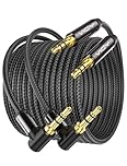 VIOY Aux Cord 2M+2M, 3.5 mm Audio Cable Right Angle- Male to Male Headphone Auxiliary Stereo Jack Cable 90 Degree for Car Compatible with Headphone, Car Stereo, Speaker, Echo & More