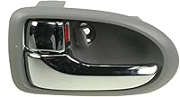 Vista 21 de TRQ Manija de puerta interior delantera izquierda cromada para el lado del conductor compatible con Chrysler 200 2011-2016