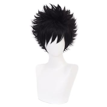 Toya Todoroki Dabi Wig, MHA Toya Todoroki Dabi Cosplay Wig with Weaving Cap