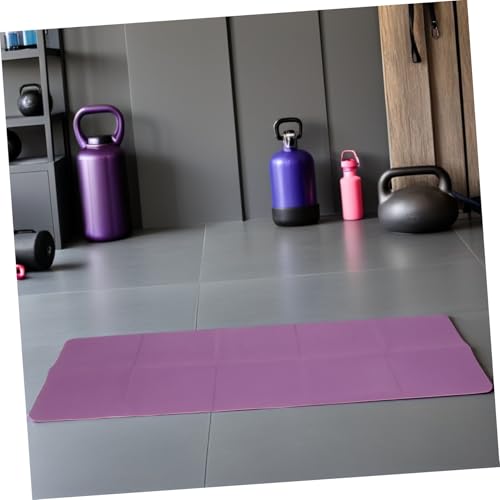 Tapis d'exercice de voyage UPKOCH pliable coussin de coude - 7