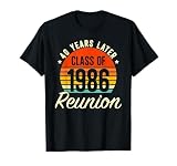 Vintage Class of 1986 Reunion 40 Years Later High School Tee T-Shirt