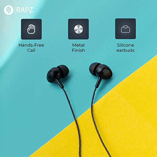 Image of Rapz Tune 121 Wired Earphones - Black