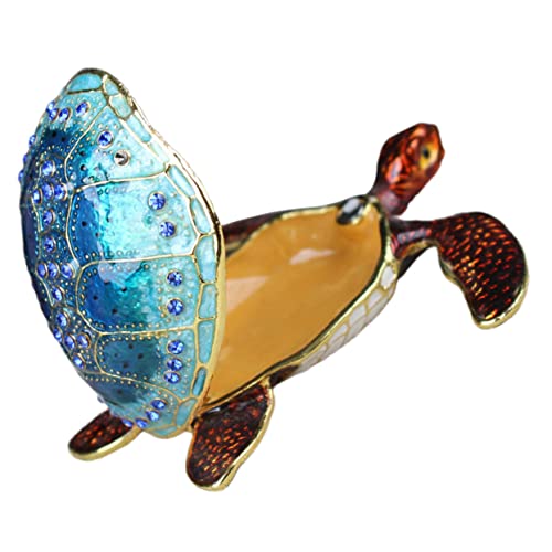 Bijoux breloques tortues de mer en émail, cadeau déco vintage idéal