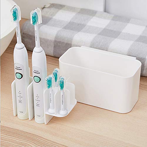 Tandenborstelhouder Wandmontage voor Badkamer, 11 Sleuven Multifunctionele Tandenborstel Opslag inclusief Elektrische… - Image 7