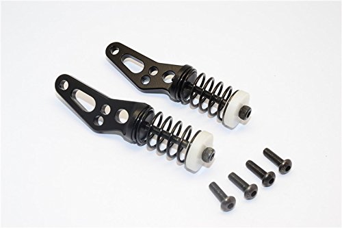 GPM for Vaterra K5 Blazer Ascender Upgrade Parts Aluminum Front Bumper Absorber - 1 Set Black