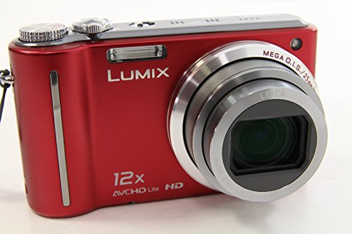 Panasonic - Lumix DMC-TZ7 Compact Digital Camera Red - 10.1