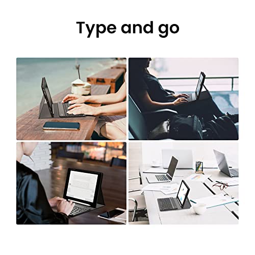 Ipad Case With Keyboard 10.2'' - Ipad 9Th Generation Case With Keyboard (2021), Built-In Pencil Holder - Compatible With Ipad Case 9Th Generation/8Th Gen/7Th Ipad Keyboard Case 9Th Generation - Black #TOP3