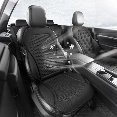 Almohadilla de refrigeración para coche con protector de soporte lumbar premium 3