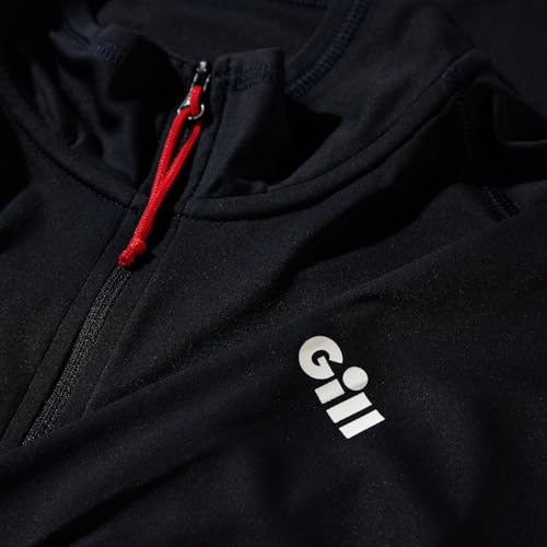 Gill Camiseta para Hombre Manga Larga UV Tec con Cremallera - Ligera, Secado Rápido y Protección UV 50+ miniatura 2
