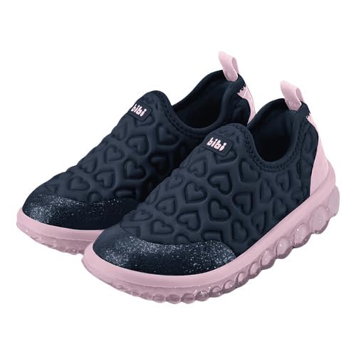 Tênis Infantil Menina Bibi Original Roller Coração Azul E Rosa (Marinho/Rosa, BR, Criança de 4 a 8 a