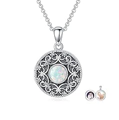 White Opal Locket Only