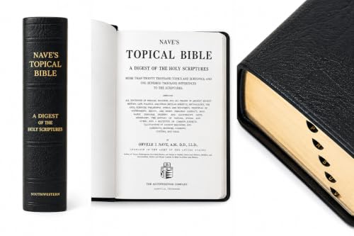 Nave's Topical Bible, Thumb Indexed, Black
