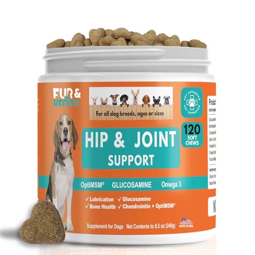 Glucosamine Chondroitin Hip & Joint Supplement for Dogs - Natural...