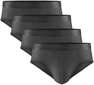 DAVID ARCHY 4 Pack Men's Micro Modal Underwear Soft Comfy Briefs