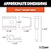 CURT 22321 Anti-Rattle Hitch Pin Shim Device, Fits 2-Inch Receiver, 1/2-In Hole