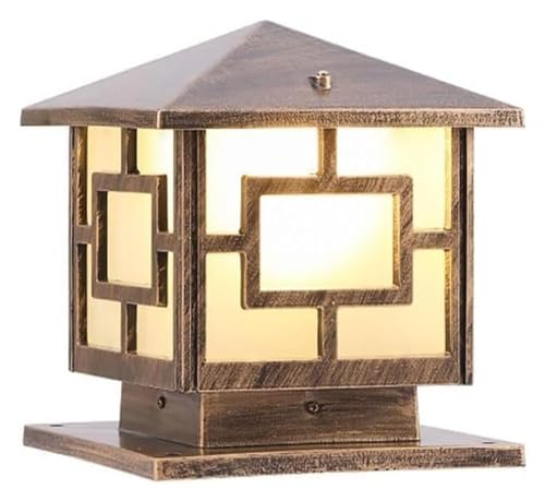 Luminaire extérieur à câble dur et étanche pour pilier contemporain
