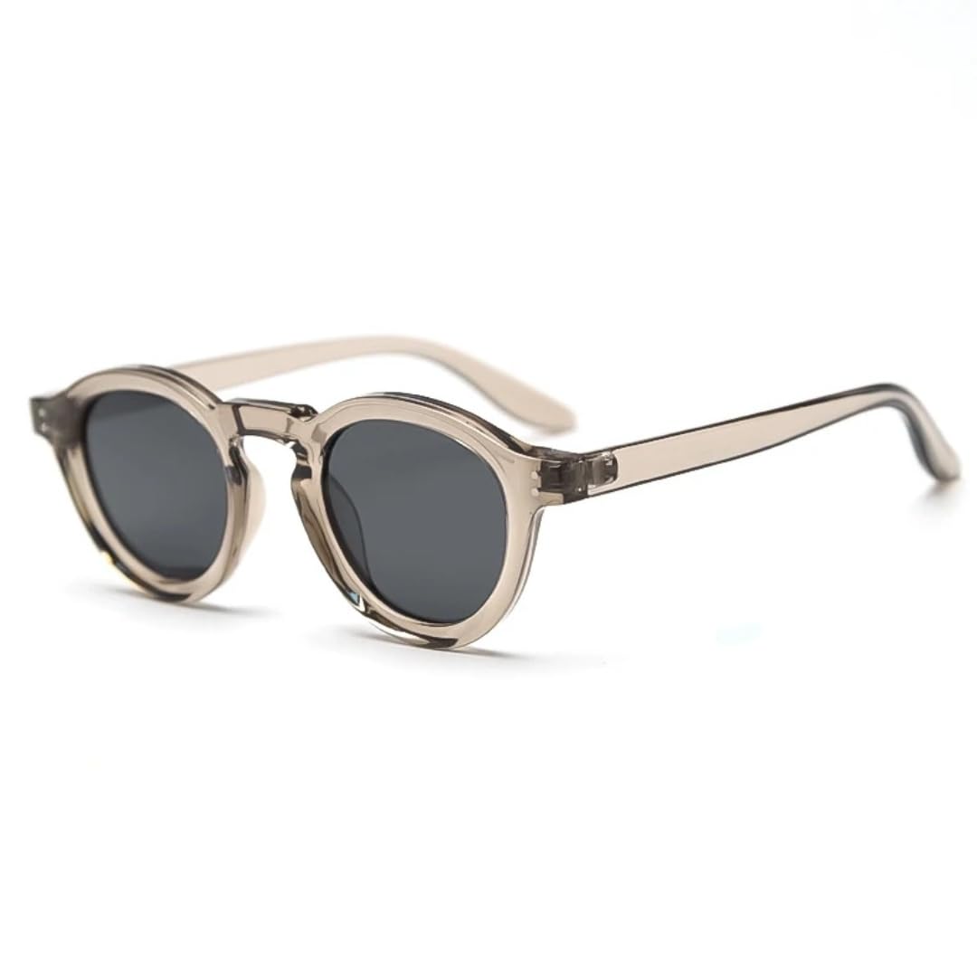 Occhiali da sole retrò punk da uomo, rotondi, dal design personalizzato, occhiali da sole da donna, ideali per attività all'aperto, viaggi, feste, vacanze, regalo.