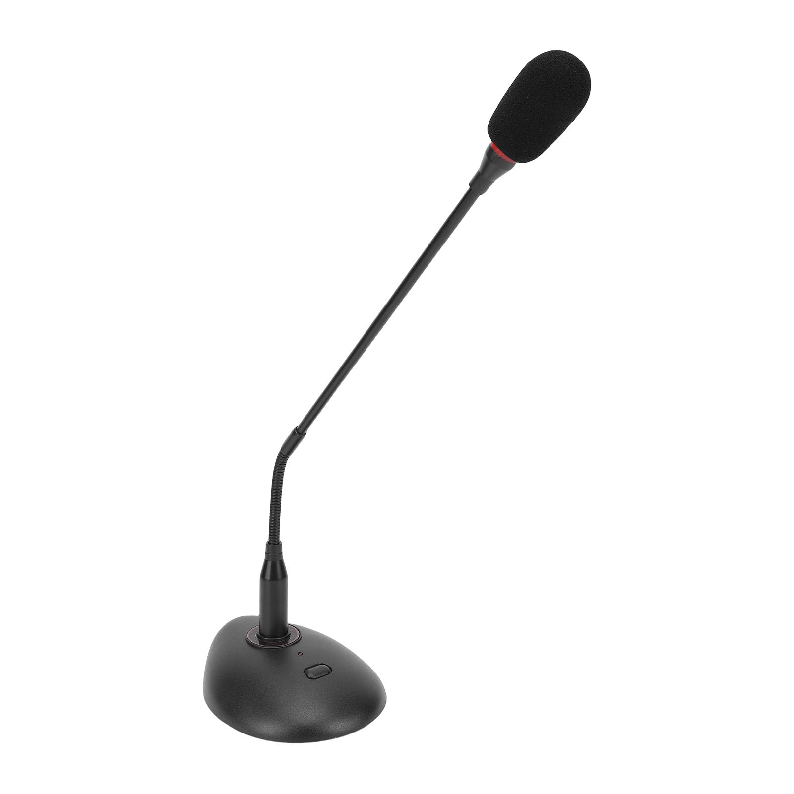 Mikrofon z gęsią szyją Regulowany 360 Stopni, Mikrofony Pojemnościowe z podstawą, Standardowy Mikrofon Dynamiczny z wtyczką męską XLR 3-pinową na Spotkania i Konferencje