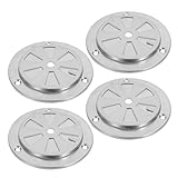 IWOWHERO 4 Stück Edelstahl Backofenlüftungsgitter Grill und BBQ Smoker...