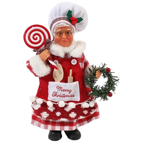 Figurines de Noël Père Noël debout Gcroet maison - 2